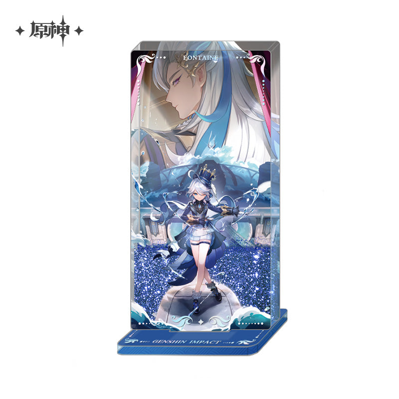 Acrylic Glitter Block standee [Genshin Impact] - Masquerade of the Guilty