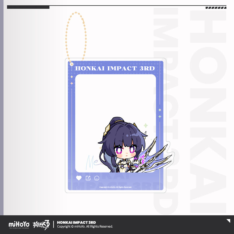 Acrylic Strap Style Insta [Honkai impact 3rd] - Raiden Mei - Honkai MEME - Limited