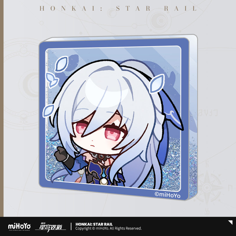 Glitter Fridge Magnet [Honkai: Star Rail] - Série Emoticônes / Sticker (plusieurs modèles)