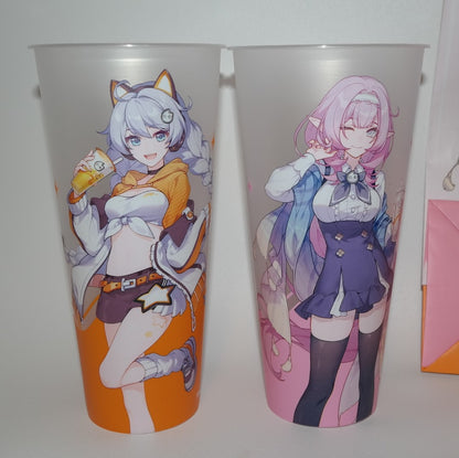 Set Gobelets et Sac en Papier [Honkai Impact 3rd] - Elysia / Kiana - CoCo Fresh Tea Collab