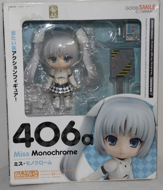 Nendoroid 406a [Miss Monochrome -The Animation-] Miss Monochrome (Occasion)