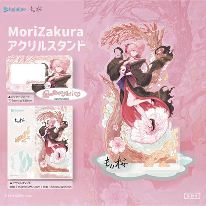 Bouteille Vide Set A:  Acrylic Stand avec carte réplique de signature [Hololive Production] - Mori Calliope - Morizakura collab