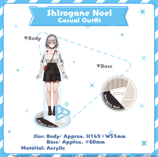 Acrylic Stand [Hololive Production] Shirogane Noel Casual Outfit ver. - hololive closet