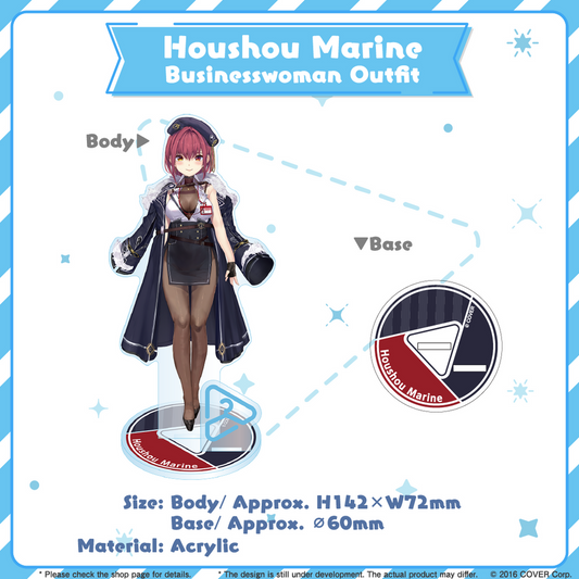 Acrylic Stand [Hololive Production] Houshou Marine Businesswoman Outfit ver. - hololive closet