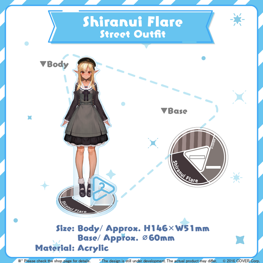 Acrylic Stand [Hololive Production] Shiranui Flare Street Outfit ver. - hololive closet