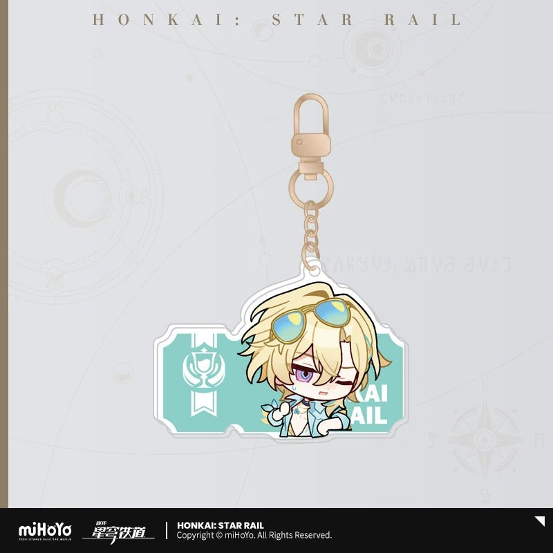 Acrylic Strap [Honkai: Star Rail] - Série Emoticônes / Sticker vol.8