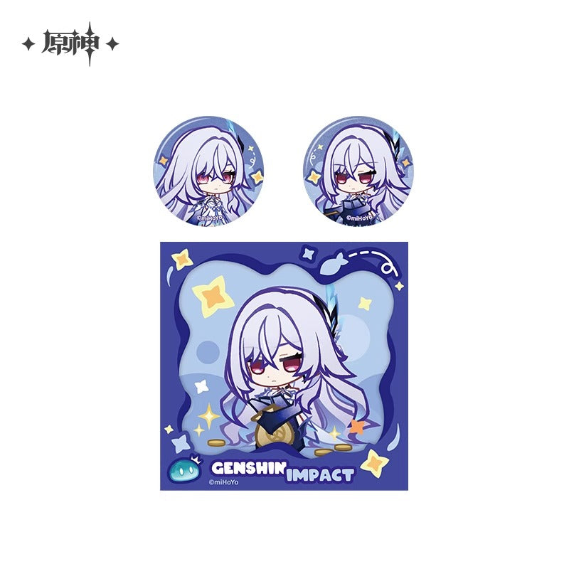 Badge Set + Carte Lenticulaire [Genshin Impact] - Skirk - Infinity Push - Limited
