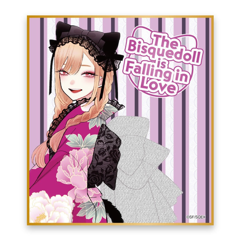 Shikishi [Sono Bisque Doll wa Koi o Suru online kuji] - Marin Kitagawa Kimono - Online Lottery