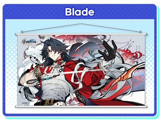 (PICKUP jusqu'au 28/04/26) Wallscroll / Tapisserie [Honkai: Star Rail] - Mortenax Blade - 3rd Anniversary Celebration