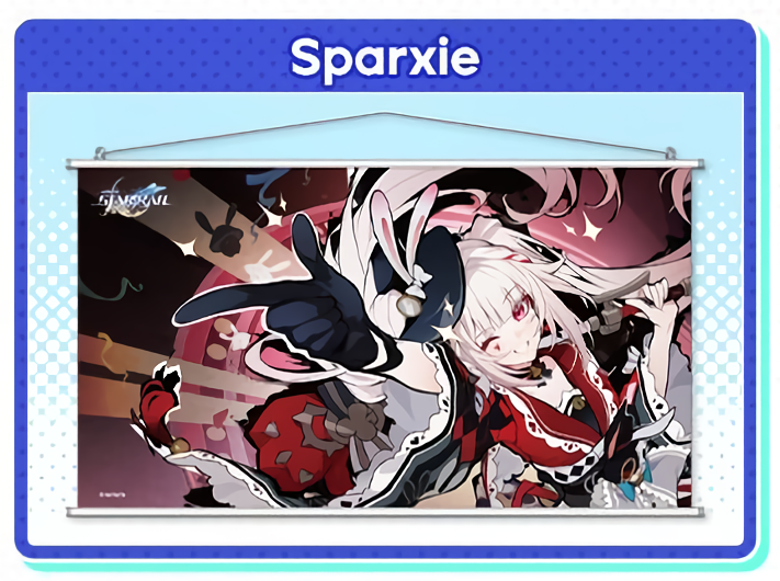 (PICKUP jusqu'au 28/04/26) Wallscroll / Tapisserie [Honkai: Star Rail] - Sparxie - 3rd Anniversary Celebration