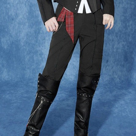 (Vente limitee jusqu'au 12 Mars 2026) Pantalon [Genshin Impact] - Noir - Tartaglia Impression