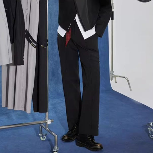 (Vente limitee jusqu'au 12 Mars 2026) Pantalon [Genshin Impact] - Noir - Tartaglia Impression