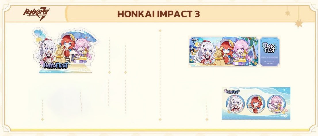Merchandise [Honkai impact 3rd] - Hoyofest 2025 (SEA)