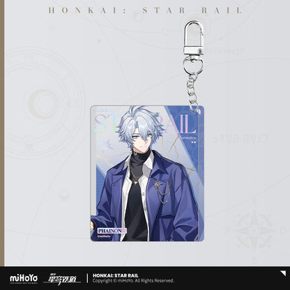 Acrylic Keychain [Honkai: Star Rail] - Train Travel series - Luckin Cafe Collab General Sale