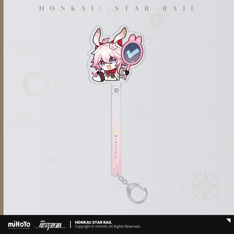 Acrylic Stick Keychain [Honkai: Star Rail] - Evanescia - Pom Pom Exhibition Hall series