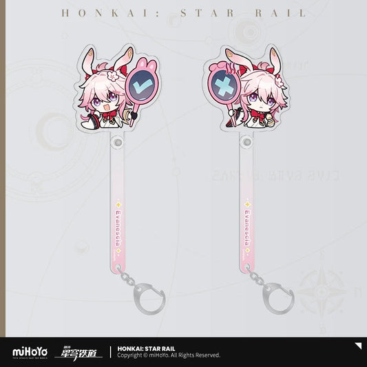 Acrylic Stick Keychain [Honkai: Star Rail] - Evanescia - Pom Pom Exhibition Hall series