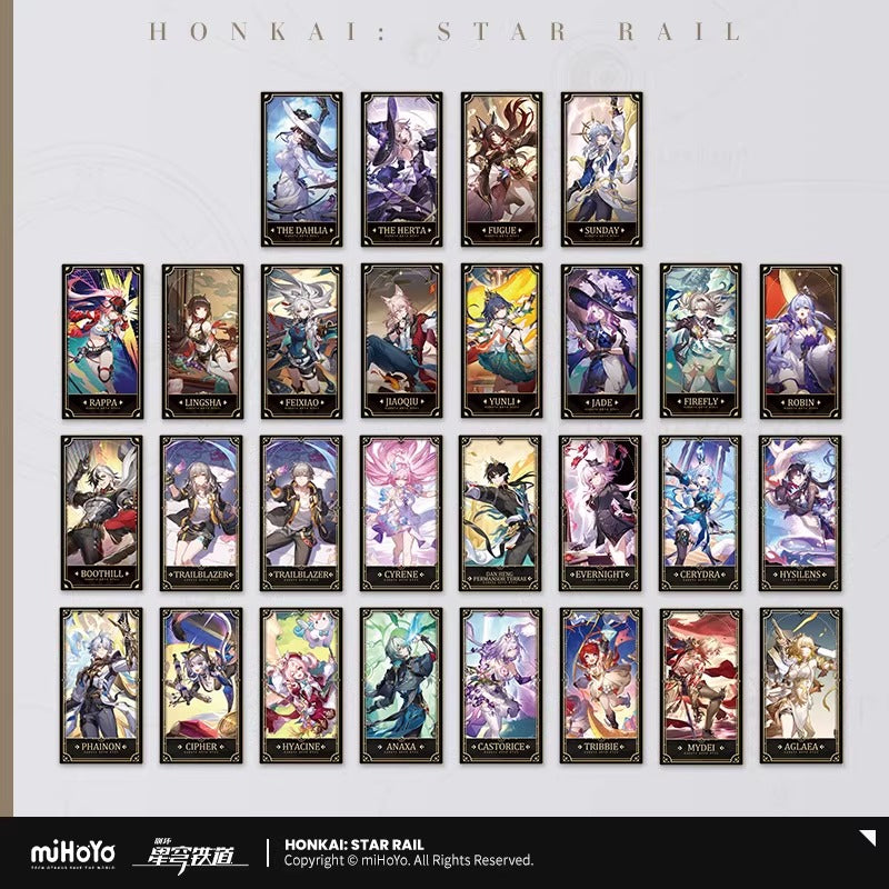 Carte Laser Commémoratives [Honkai: Star Rail] - Full Set - 3rd Anniversary Celebration