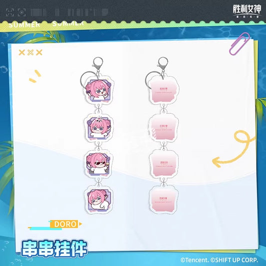 Acrylic Charm Keychain [Goddess of Victory: Nikke] - DORO - Summer series