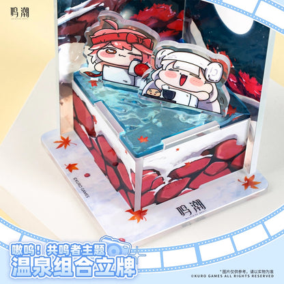 Acrylic Stand Diorama [Wuthering Waves] - Changli and Jinhsi Hot Spring Time - Theme Studio Series