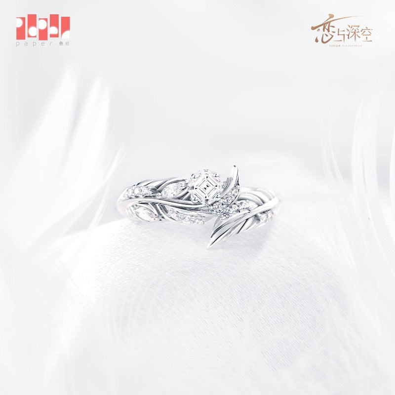Bague d'engagement [Love and Deepspace] - Sylus / Qin Che - Soul Feather - Eternal Dusk and Lasting Bond (Copie)