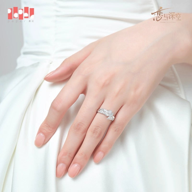 Bague d'engagement [Love and Deepspace] - Sylus / Qin Che - Soul Feather - Eternal Dusk and Lasting Bond (Copie)