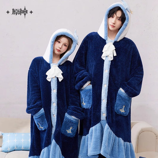 Peignoir Pyjama avec Masque [Genshin Impact] - Neuvillettes Impressions