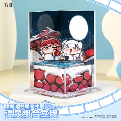 Acrylic Stand Diorama [Wuthering Waves] - Changli and Jinhsi Hot Spring Time - Theme Studio Series