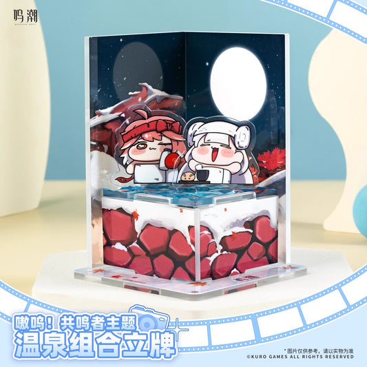 Acrylic Stand Diorama [Wuthering Waves] - Changli and Jinhsi Hot Spring Time - Theme Studio Series