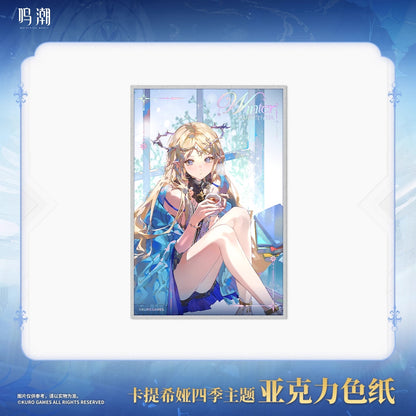 Acrylic Shikishi [Wuthering Waves] - Cartethyia - The four Seasons