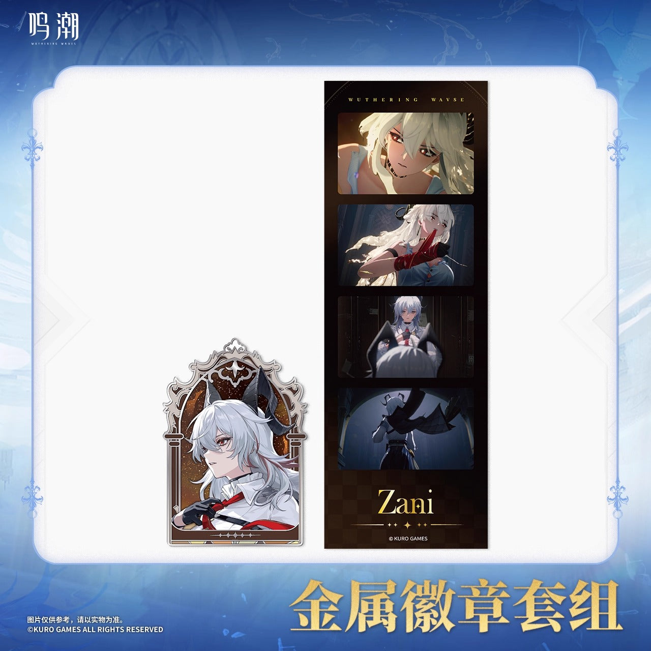 Metal Badge + Carte de Photos [Wuthering Waves] - Star Crossing Series