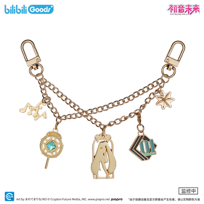 Keychain [Vocaloid] - Metal Pendant - Hatsune Miku - The Entwined Destiny