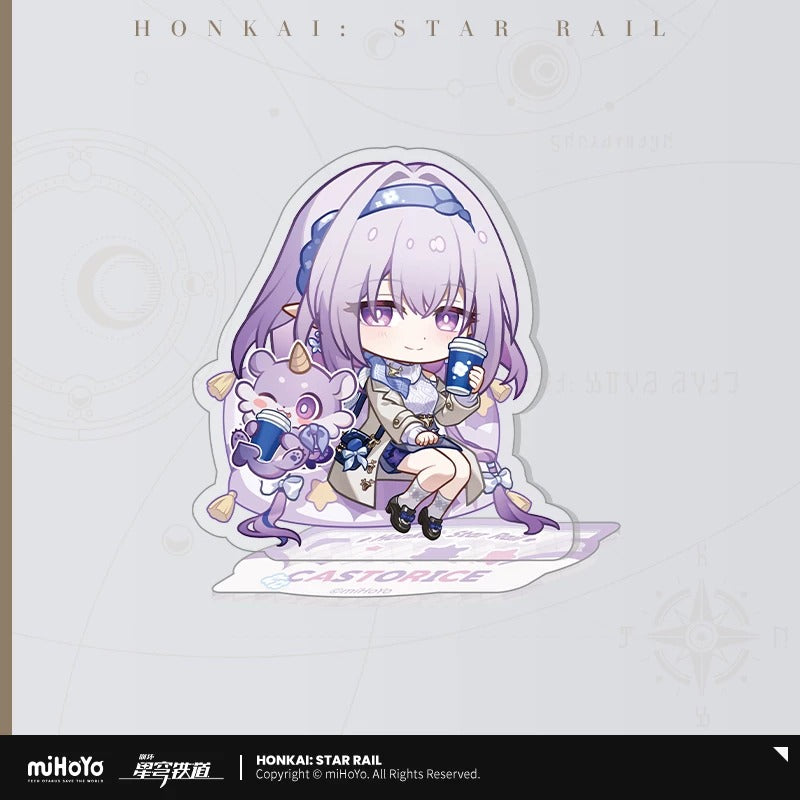 Acrylic Stand [Honkai: Star Rail] - Chibi - Train Travel series - Luckin Cafe Collab General Sale
