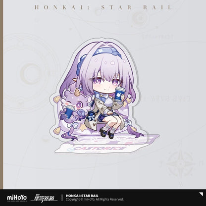 Acrylic Stand [Honkai: Star Rail] - Chibi - Train Travel series - Luckin Cafe Collab General Sale