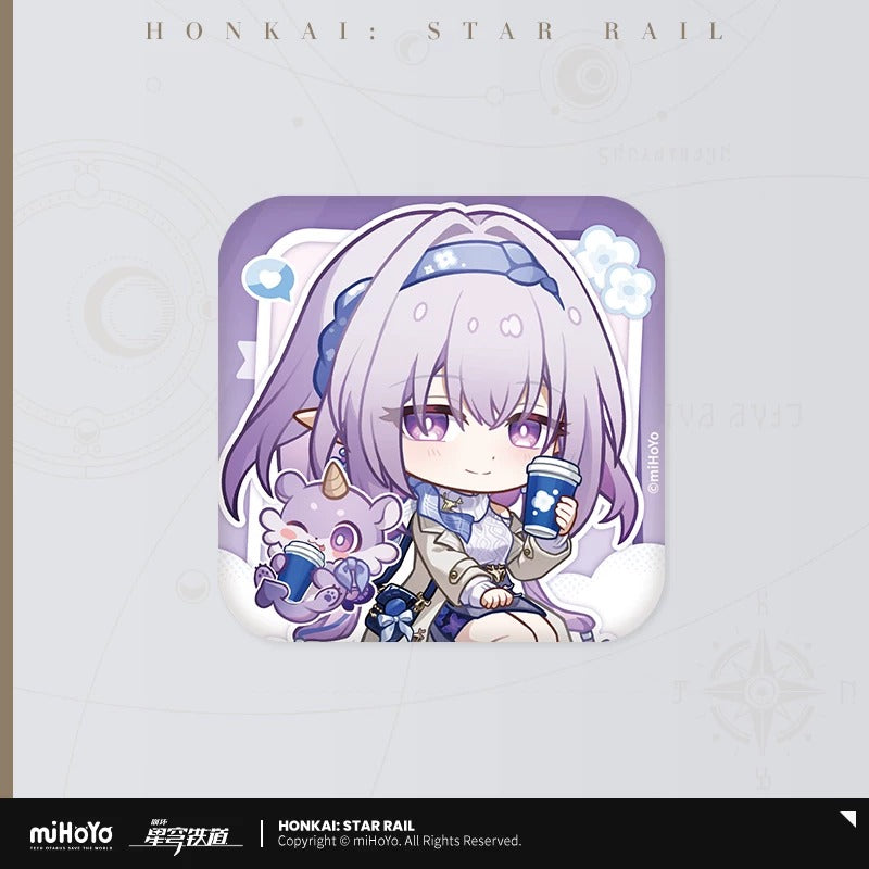 Badge [Honkai: Star Rail] - Chibi - Train Travel series - Luckin Cafe Collab General Sale