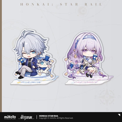 Acrylic Stand [Honkai: Star Rail] - Chibi - Train Travel series - Luckin Cafe Collab General Sale