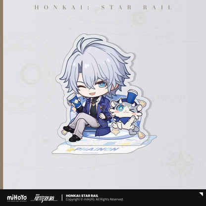 Acrylic Stand [Honkai: Star Rail] - Chibi - Train Travel series - Luckin Cafe Collab General Sale