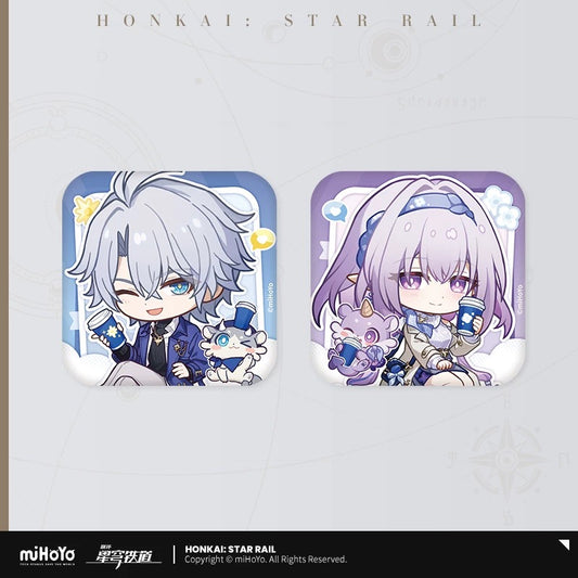 Badge [Honkai: Star Rail] - Chibi - Train Travel series - Luckin Cafe Collab General Sale