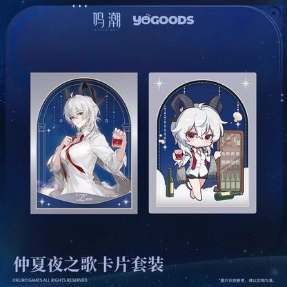 PVC Card Set [Wuthering Waves] - Midsummer Night Song series - YOGOODS Collab