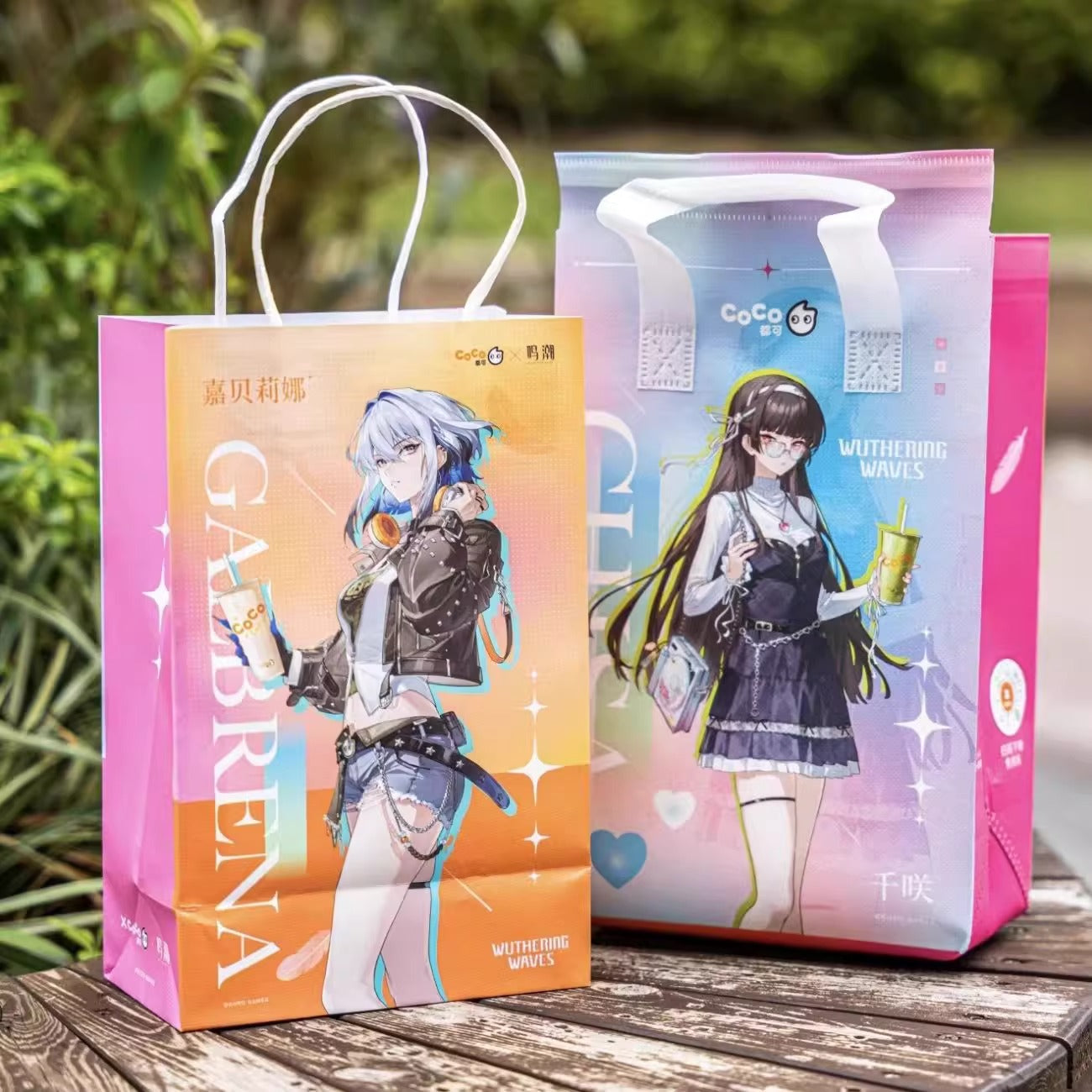 Sac isotherme double face [Wuthering Waves] - Chisa et Galbrena - CoCo Collab