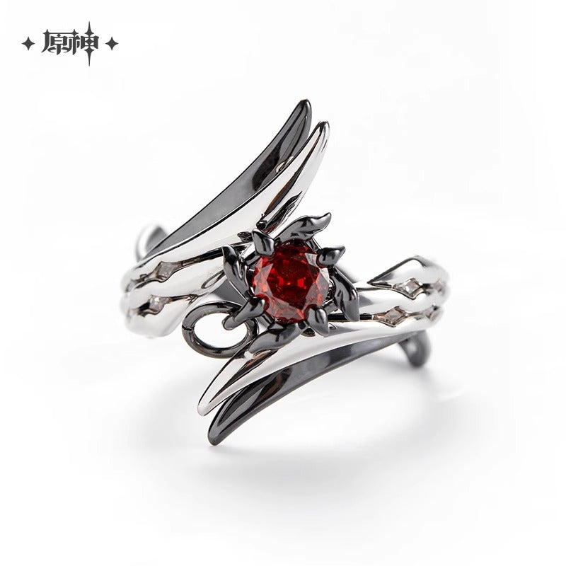 Bague avec Chaine Transformable Collier [Genshin Impact] - Arlecchino Impressions