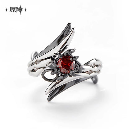 Bague avec Chaine Transformable Collier [Genshin Impact] - Arlecchino Impressions