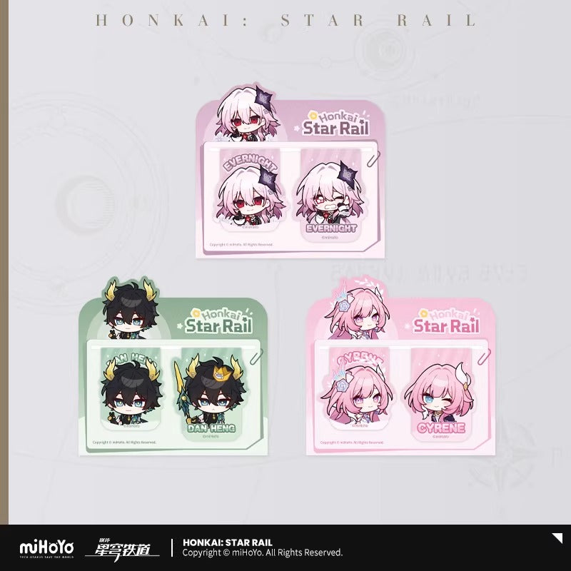 Magnetic Bookmark [Honkai: Star Rail] - Série Emoticônes / Sticker Vol.4
