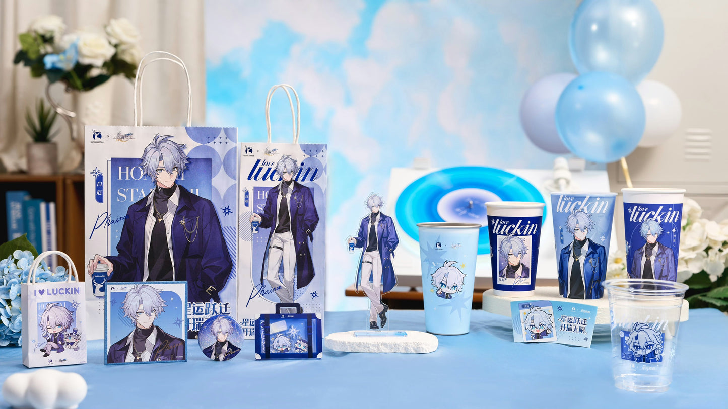 Acrylic Stand [Honkai: Star Rail] - Phainon - Luckin Cafe Collab