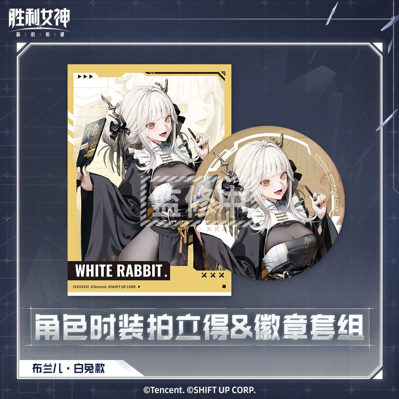 Badge et Polaroid Set [Goddess of Victory: Nikke]