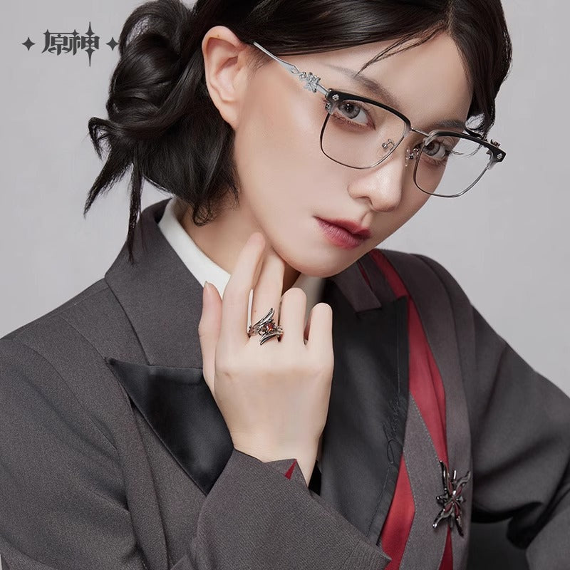 Bague avec Chaine Transformable Collier [Genshin Impact] - Arlecchino Impressions