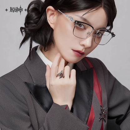 Bague avec Chaine Transformable Collier [Genshin Impact] - Arlecchino Impressions