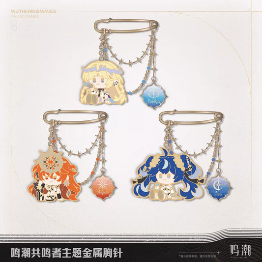 Metal Brooch [Wuthering Waves] - By Sun's Scourge, By Moon's Revelation