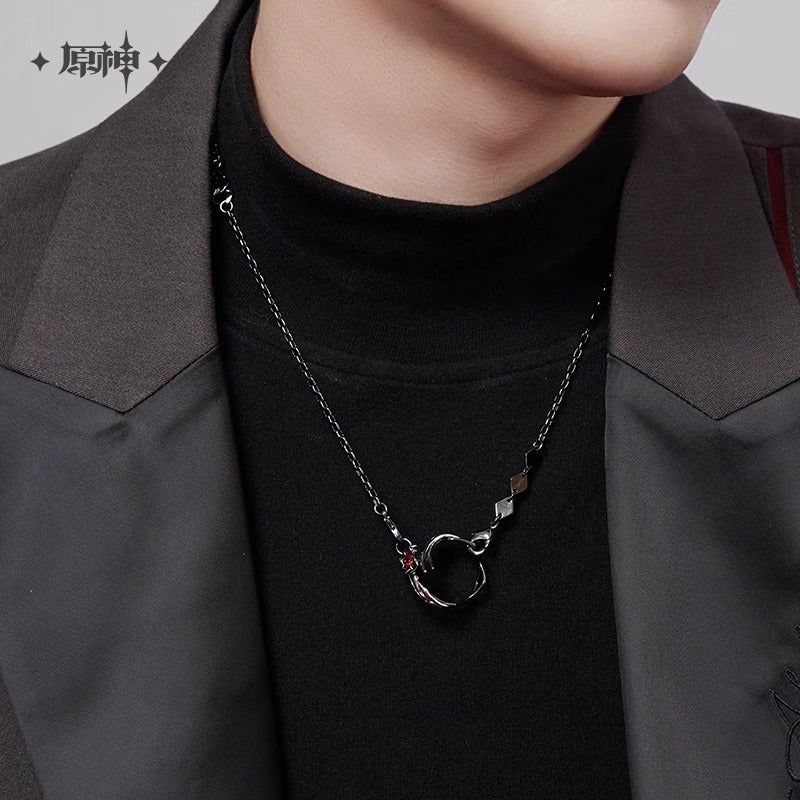 Bague avec Chaine Transformable Collier [Genshin Impact] - Arlecchino Impressions