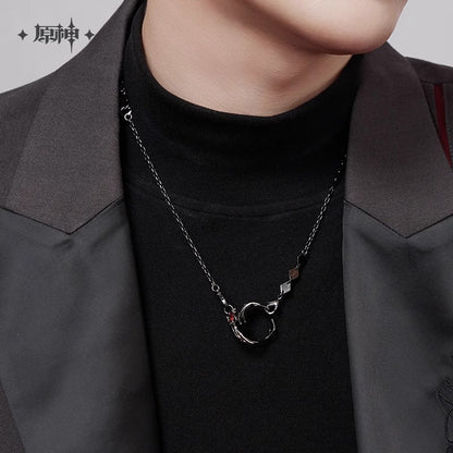 Bague avec Chaine Transformable Collier [Genshin Impact] - Arlecchino Impressions