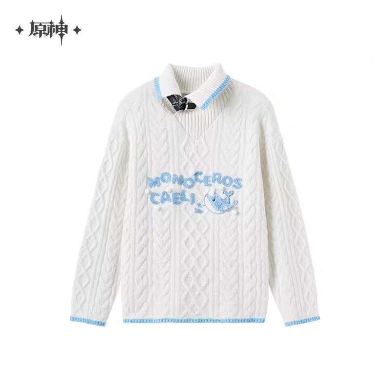 (Vente limitee jusqu'au 12 Mars 2026) Sweater Brodée [Genshin Impact] - Tartaglia Impression